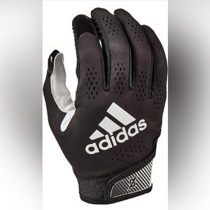 Adidas Adizero 11 Men's Football Gloves GripTack Size L large - Black/Wh…